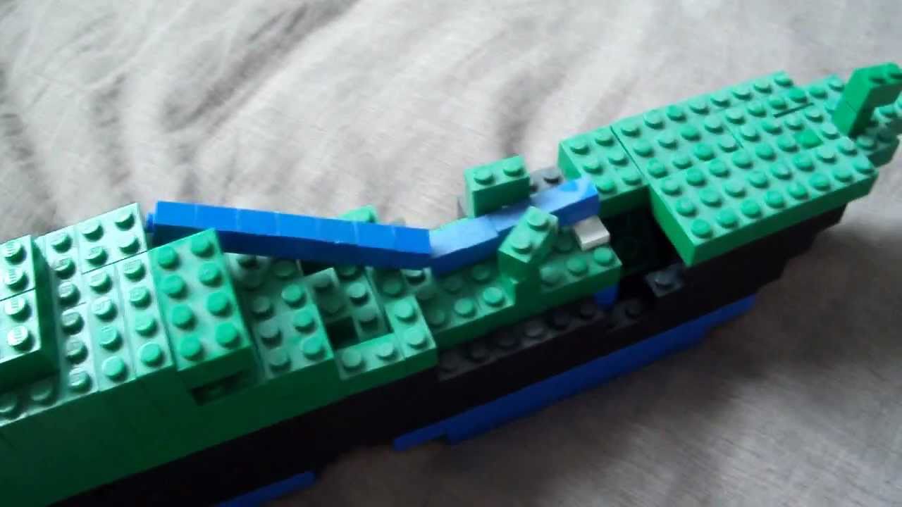 Lego Titanic Wreck Model