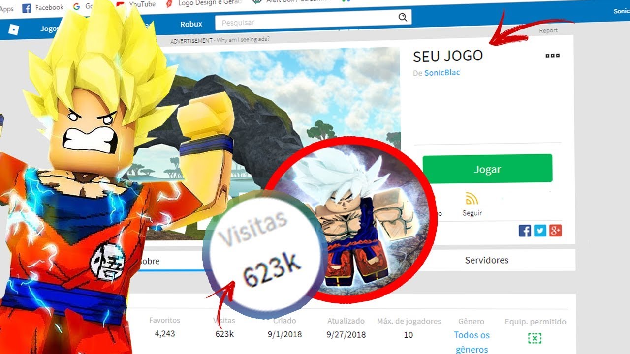 COMO FAZER O SEU JOGO NO ROBLOX [MUITO FÁCIL] 