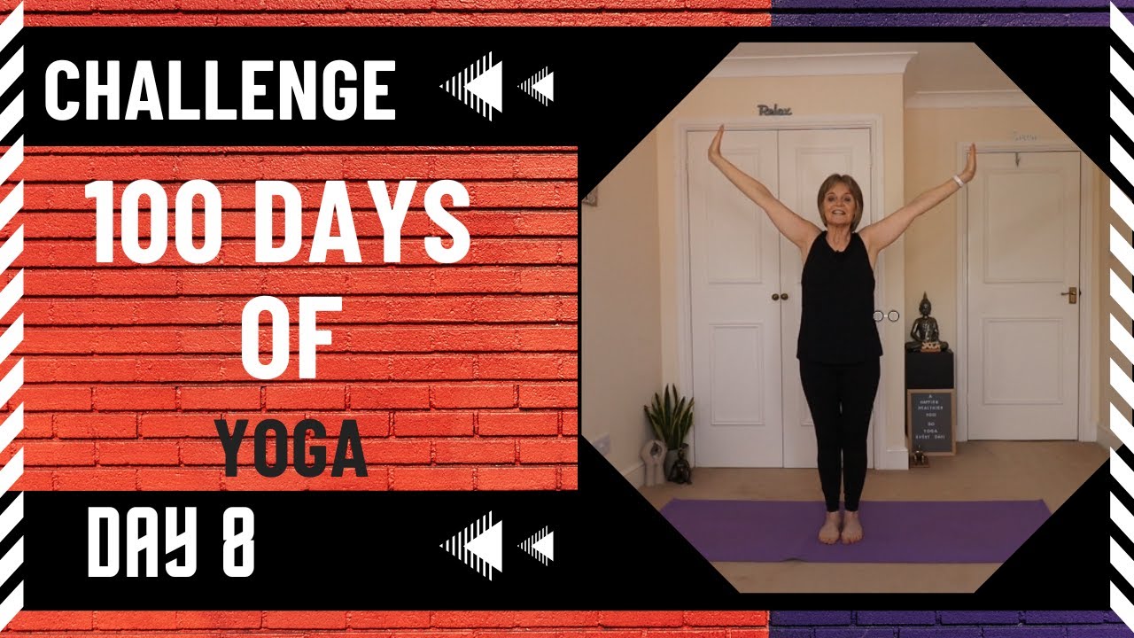 100 DAYS OF YOGA CHALLENGE | DAY 8 - YouTube