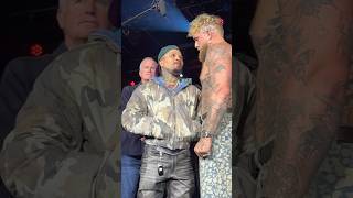 Jake Paul And Tank Davis Faceoff