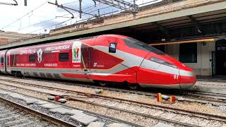 ETR 400 01 livrea Coppa Italia arrivo e partenza da Bari Centrale