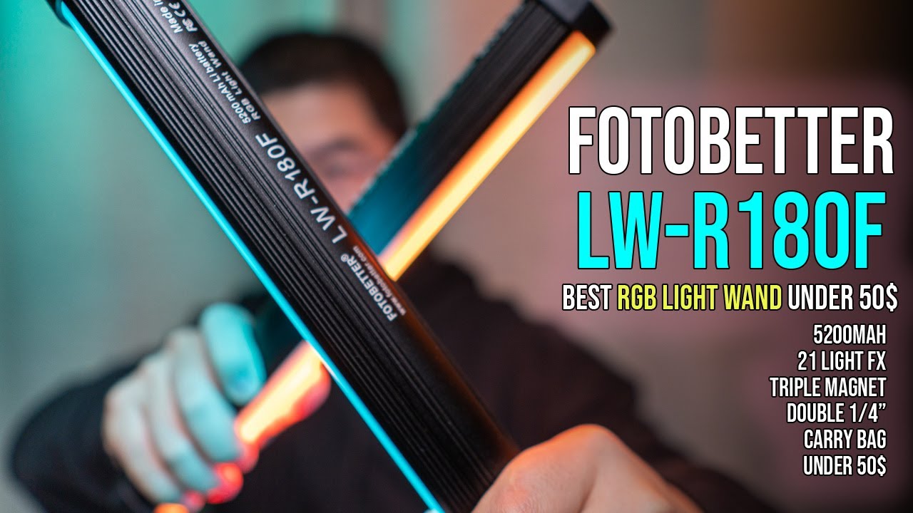 The BEST RGB Light Wand Under 50 , InDepth Review on FOTOBETTER LW