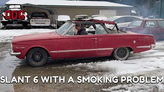 Bad Sounds And Worse Smells  This Long Abandoned 1964 Plymouth Valiant Convertible Needs Help