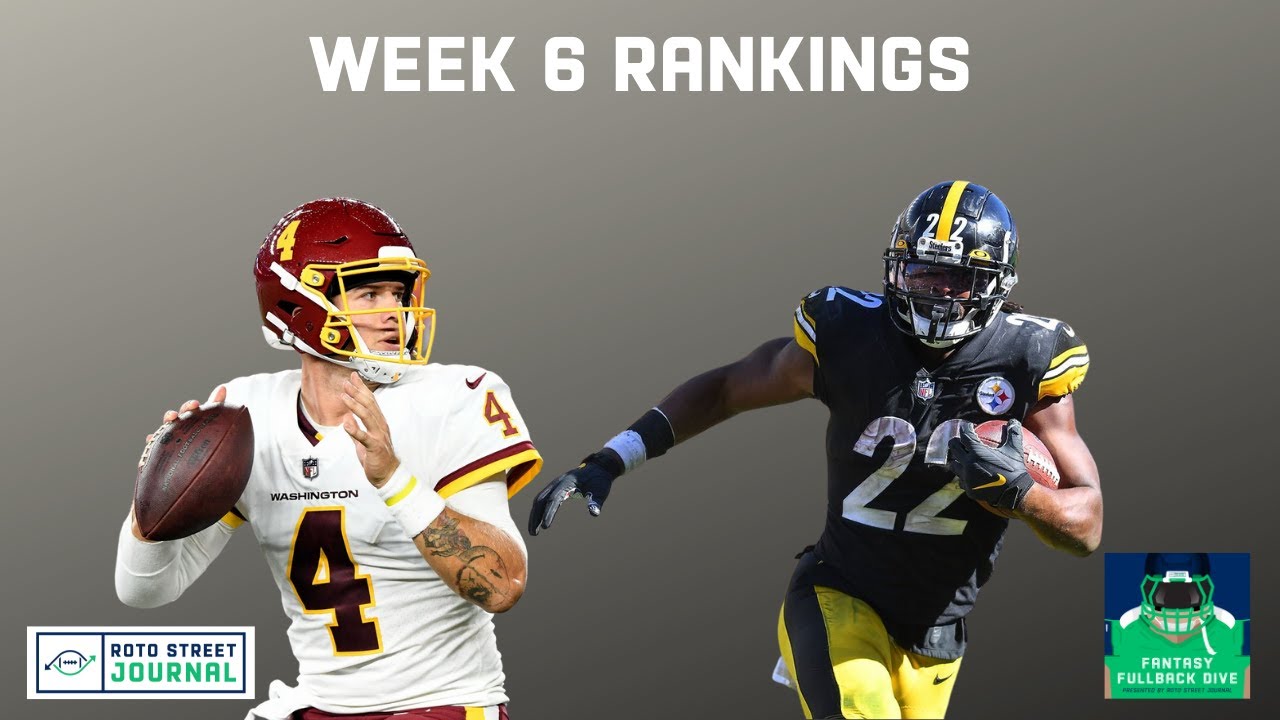 Week 6 Fantasy Football Rankings Rundown - YouTube