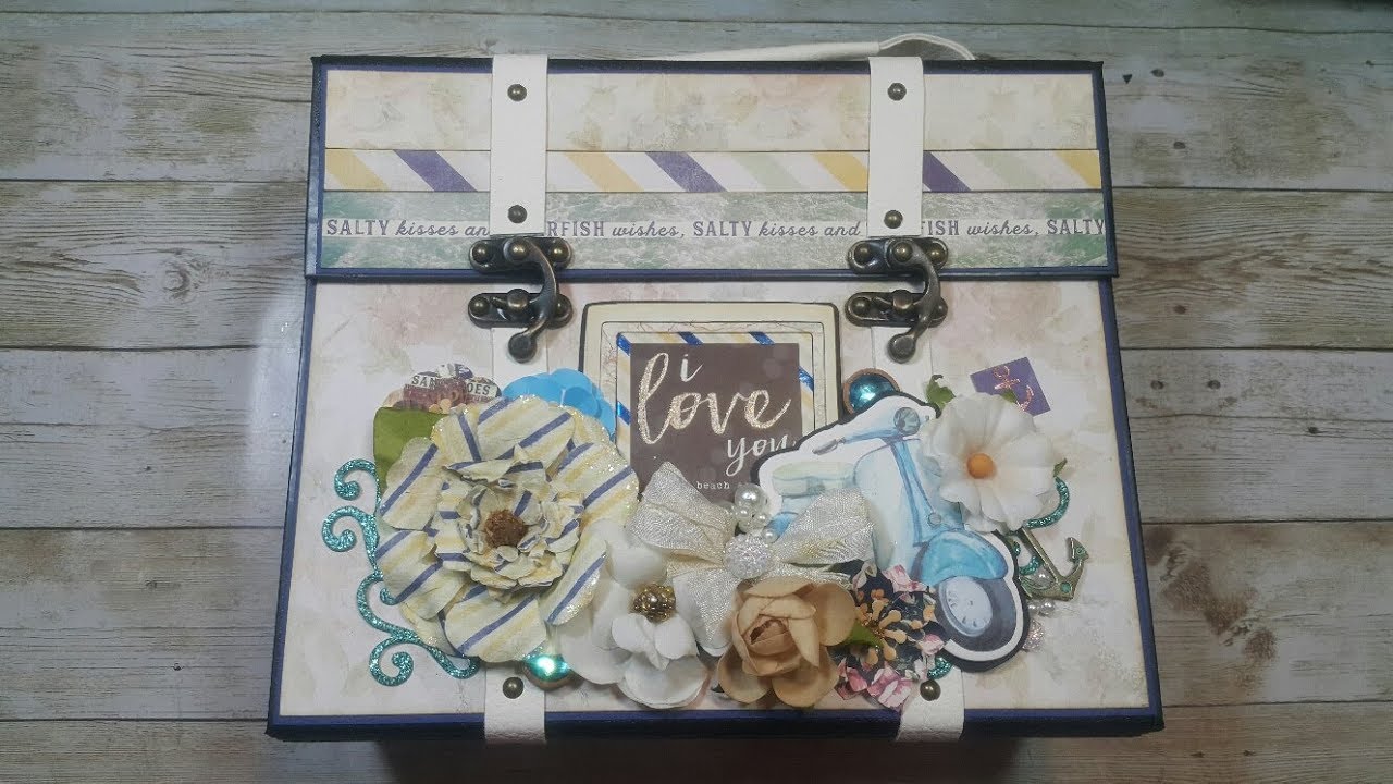 St Tropez Scrapbook Mini Album ( Design team project CCC )