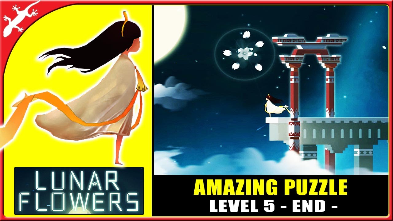 Lunar Flowers - Level 5 : Amazing & Beautiful Adventure Puzzle Game (ios Gameplay)