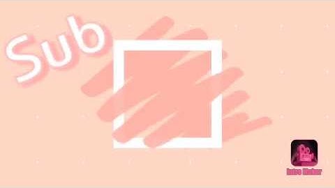 Cute aesthetic intro template (no text)