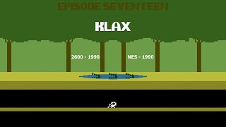 Klax - Atari 2600 Vs NES