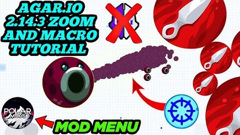 AGARIO NEW MOD MENU APK + ZOOM & MACRO BUTTON + X8 SPEEDER TUTORIAL ~ NO GG + CLIPS (AGAR.IO MOBILE)