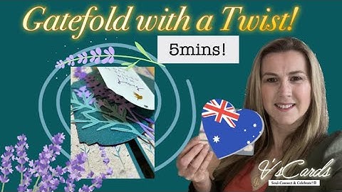 Gatefold Card with a Twist / 2 Cards 5mins