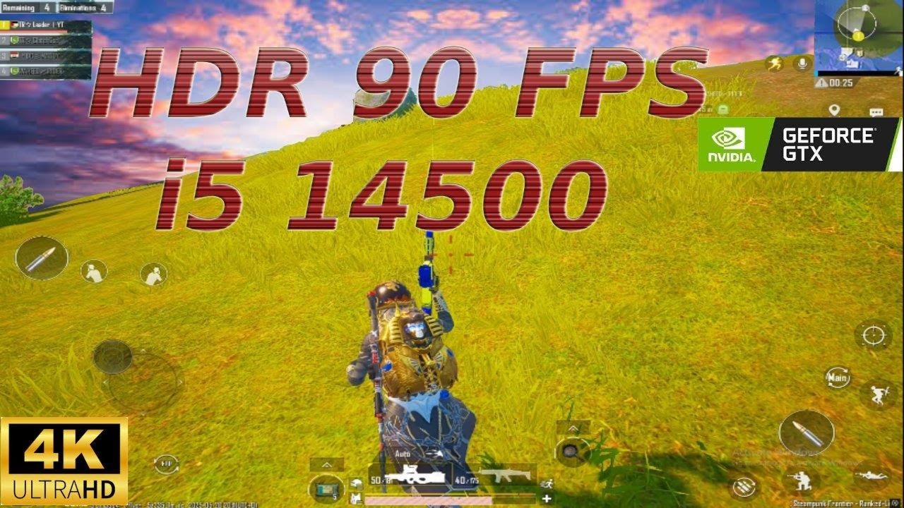 Insane Clutches 🔥| PUBG MOBILE | HDR 90 FPS i5 14500 | Gameloop 32Bit Emulator