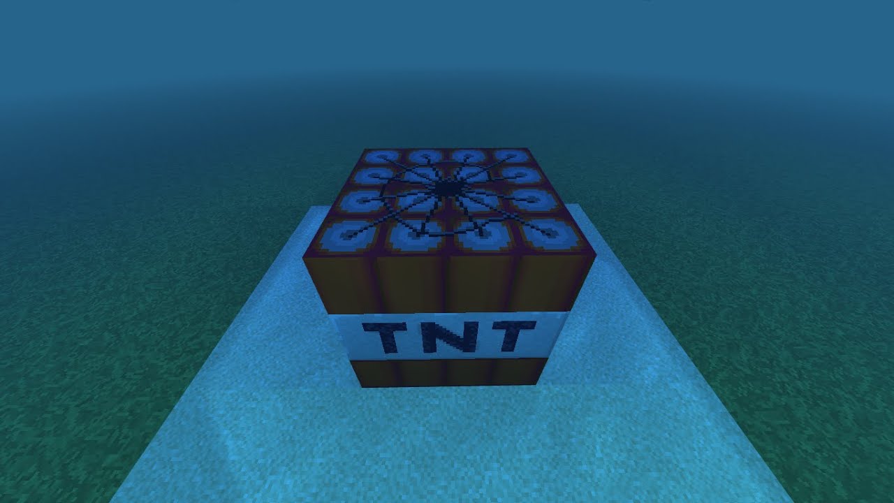 Minecraft Underwater TNT Tutorial YouTube