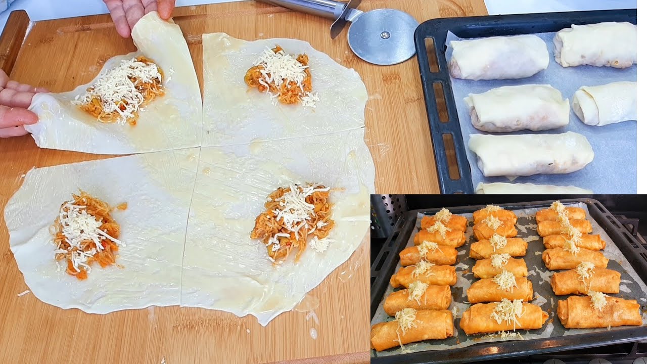 وداعا لورقة البسطيلة! جديد العجينة السحرية تهناي هاد رمضان مملحات 4 في1 مقرمشين مورقين حشوة اقتصادية