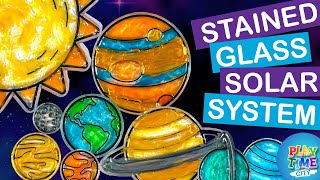 How Far Is The Sun From The Planets? Solar System Fun With Our Stained Gl Kit - Playtime City