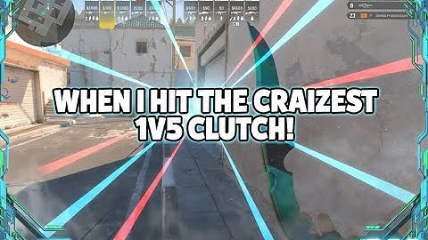 CS2 - When I Hit The Craziest 1v5 Clutch!