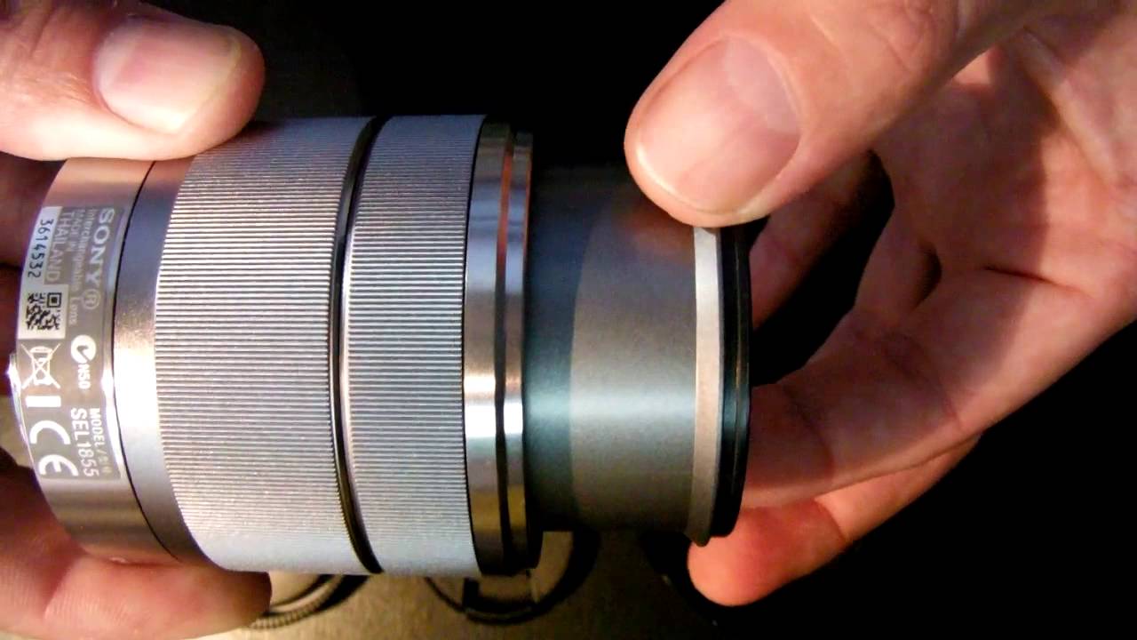Sony Lens 18-55mm - YouTube