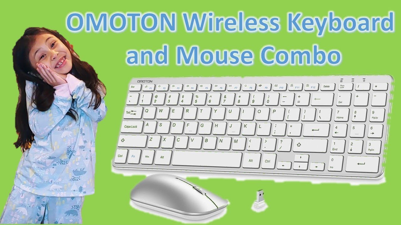 OMOTON Wireless Keyboard and Mouse Combo ║Josh&Sarah ║HalukayTV YouTube
