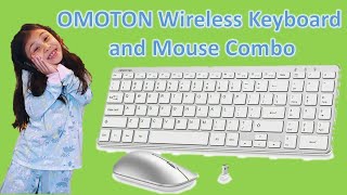 OMOTON Wireless Keyboard and Mouse Combo ║Josh&Sarah ║HalukayTV