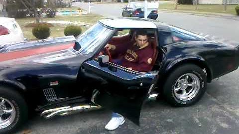 80 Corvette 383 stroker Sweet Thunder Sidepipes