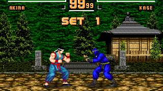 Virtua Fighter 2 (GEN) - Gameplay + Ending