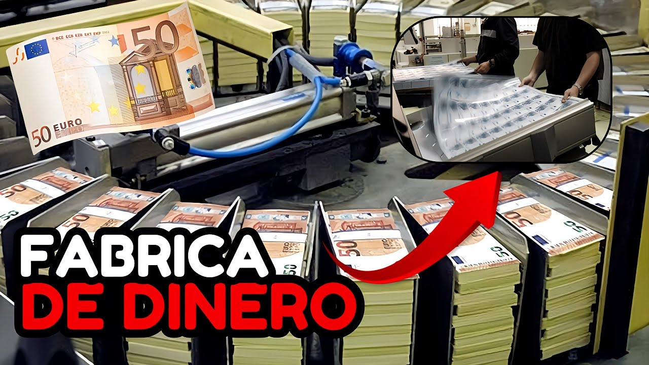 CÓMO se CREA el DINERO: Desde el PAPEL hasta el BILLETE FINAL 💸 | El