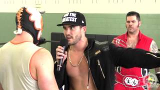 Kevin Condron confronts Missile Assault Ant [CHIKARA Shock and Aww]