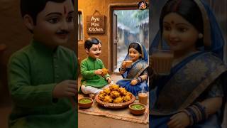 ☕ Crispy Pyaz Pakode + Garam Chai | Miniature Doll Cooking #miniature