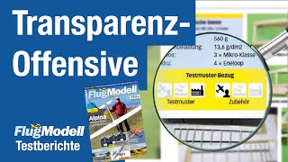 Transparenz-Offensive In Flugmodell Ab 122021 Zeigen Wir, Wie Wir Ein Testmuster Bezogen Haben.