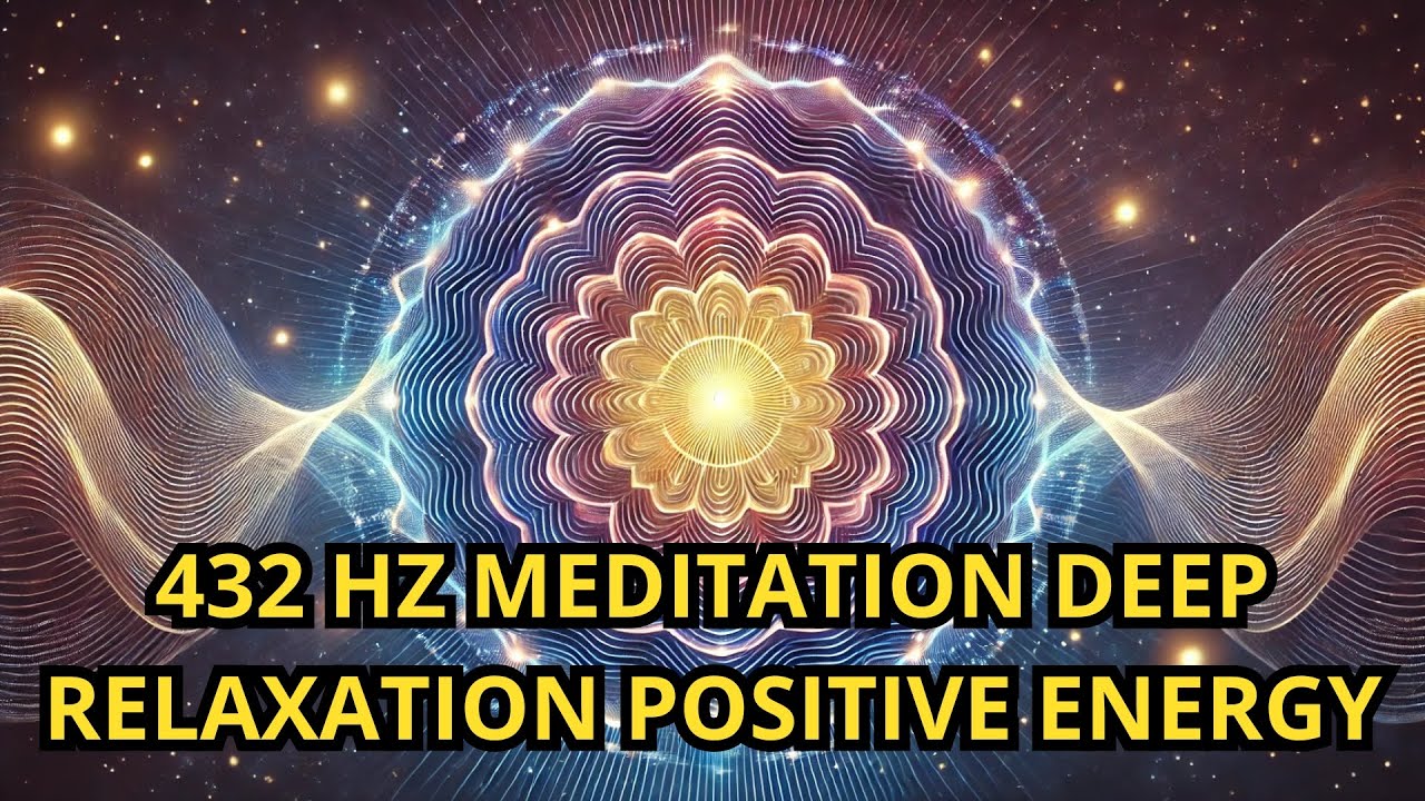 432 hz meditation deep relaxation positive energy - YouTube