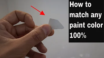 Can white paint be matched?
