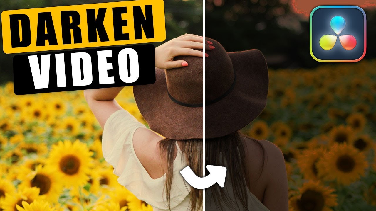 How to DARKEN VIDEO in Davinci Resolve - YouTube