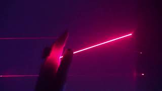Okonkole y trompa - Audio reactive laser installation
