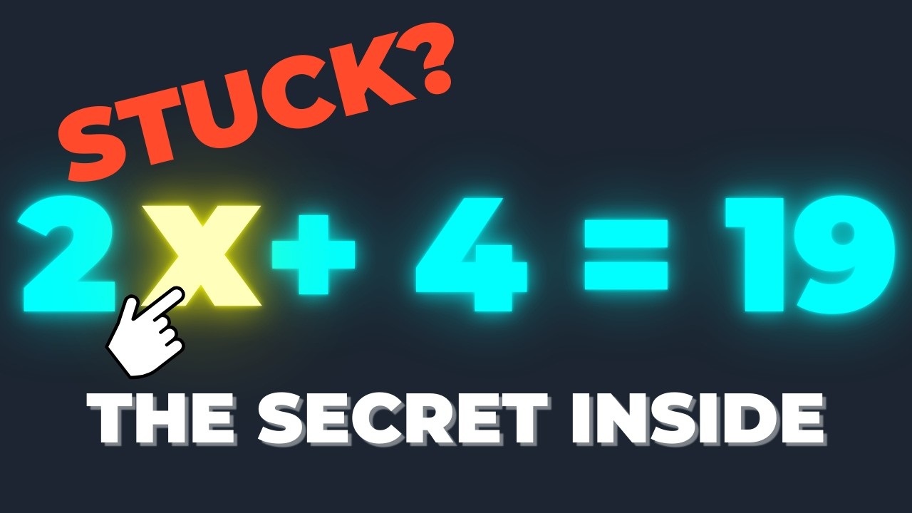 Algebra: The Language of Hiding Things