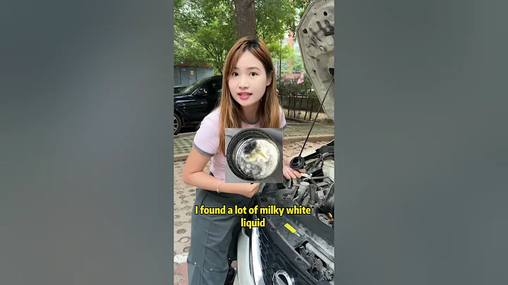 Free lesson on looking at the oil cap to determine the problem!#car  #driving #drivinglessons