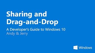 22 | Sharing and Drag-and-Drop