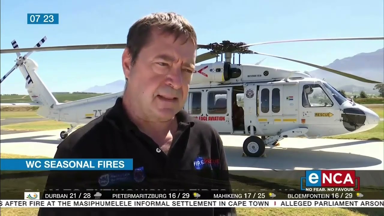 Western Cape Seasonal Fires | R10m to extinguish 75 fires in 7 days