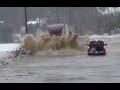 Semi Truck vs Flood