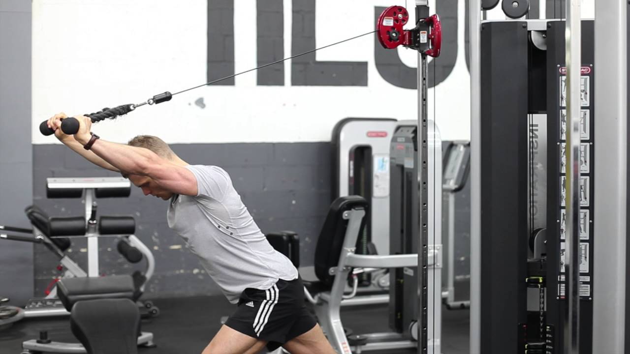 Overhead Tricep Rope Extension