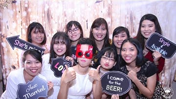 Photobooth for Wedding - Chụp hình in ảnh lấy liền Tiệc cưới - WefieBox Photobooth Vietnam