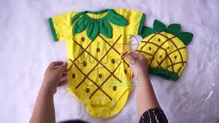 Baju Bayi Jumper Bayi Nanas Unisex Katun IYAB