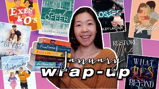 the 19 books i read last month! | january wrap-up | 2023