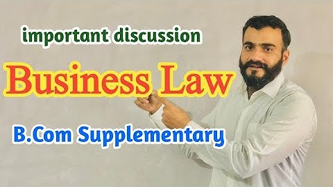 business law | important questions of business law