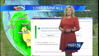 Windows 10 Upgrade Fail - Kcci Meteorologist Gets Upgrade Surprise On Live Tv