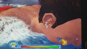 David Hasselhoff in the Spongebob Movie Game