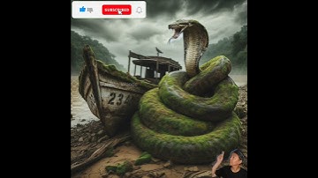 AI Travel Discovery | Boat And Python  | Amazon Jungle #shorts #trendingshorts @BunBunWoods