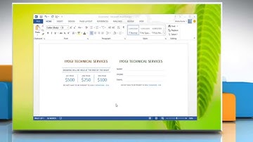 How to Create a Template based on Microsoft® Word 2013 Document