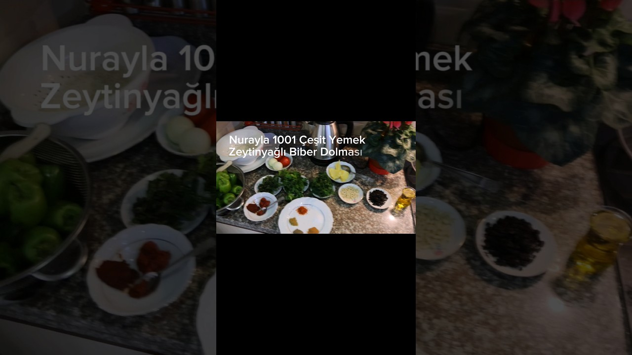 Zeytinyağlı Biber Dolması – Nurayla 1001 Çeşit Yemek #yemek #dolma  #yemektarifi #tarif #keşfet