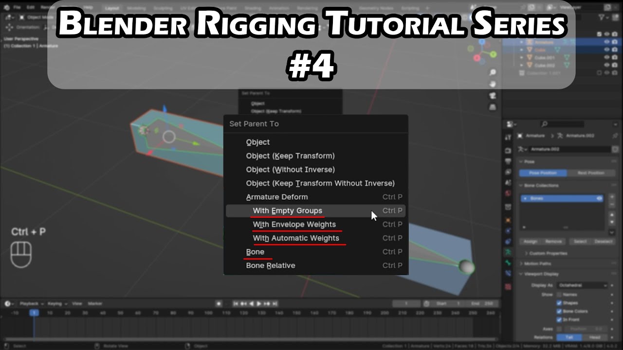 Blender Rigging Tutorial Series #4 - YouTube