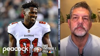 Antonio Brown refuses to discuss fake COVID-19 vaccination card Pro Football Talk NBC Sports