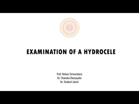 Video: Hydrocoele-belastning Bedömd Från Medicinska Och Kirurgiska Register I Ett Endemiskt Land I Lymfatisk Filarias, Samoa